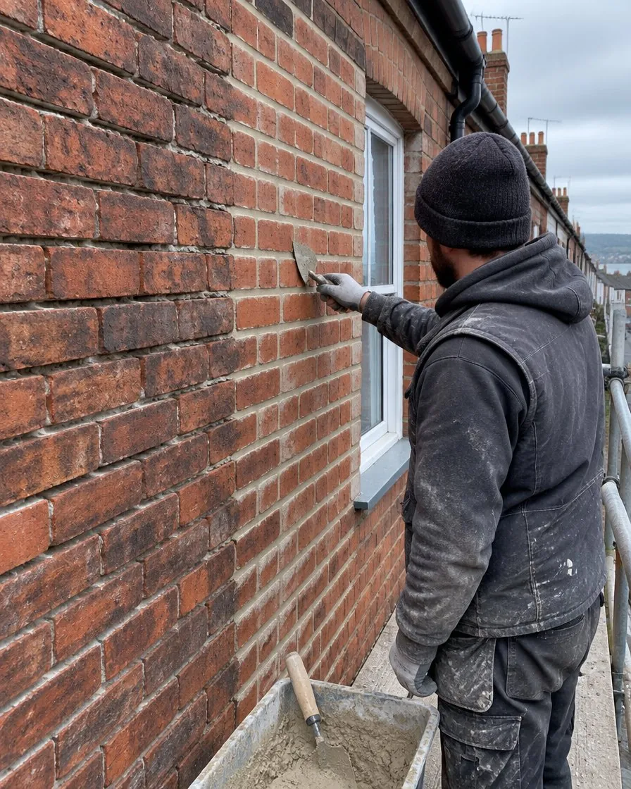 Brickwork and repointing in Callington