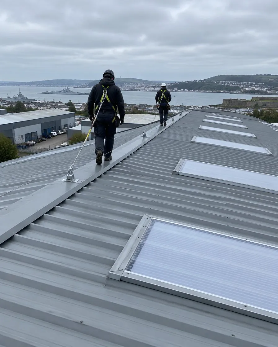 Commercial roofing in Callington