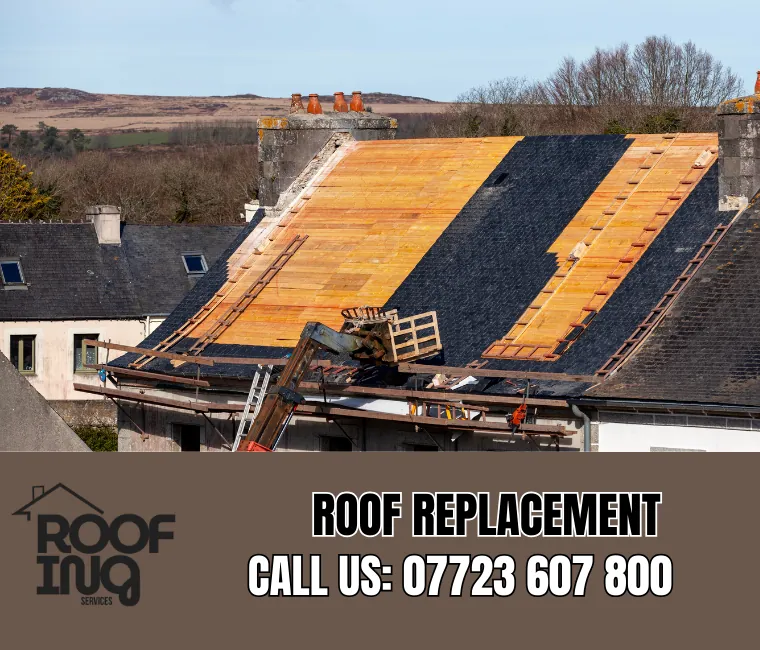 Complete roof replacement in Callington
